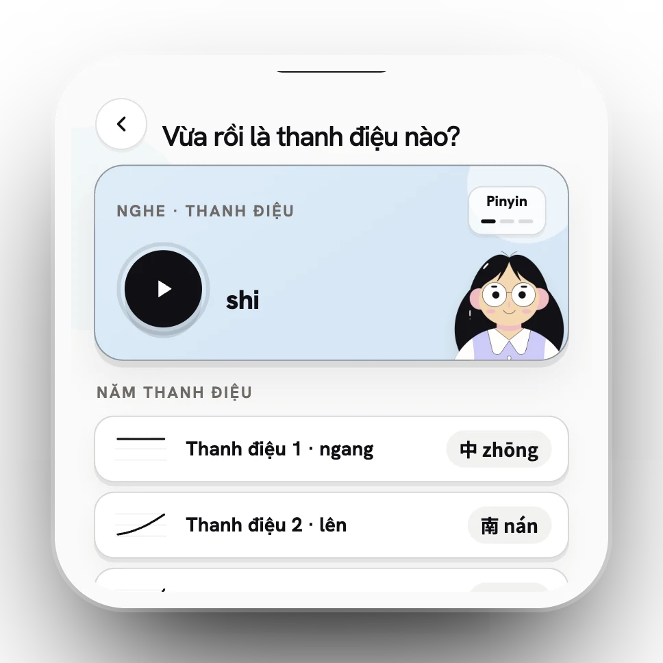 Dạng bài Thanh điệu nào?