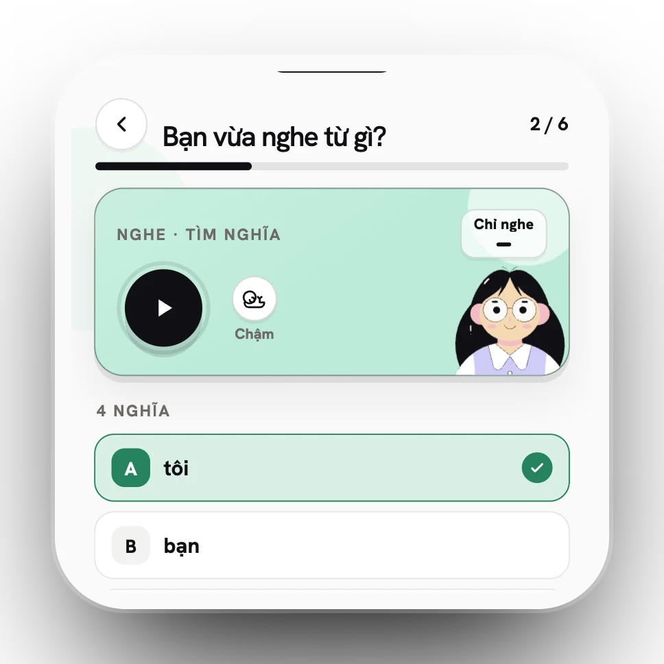 Dạng bài Kiểm tra từ